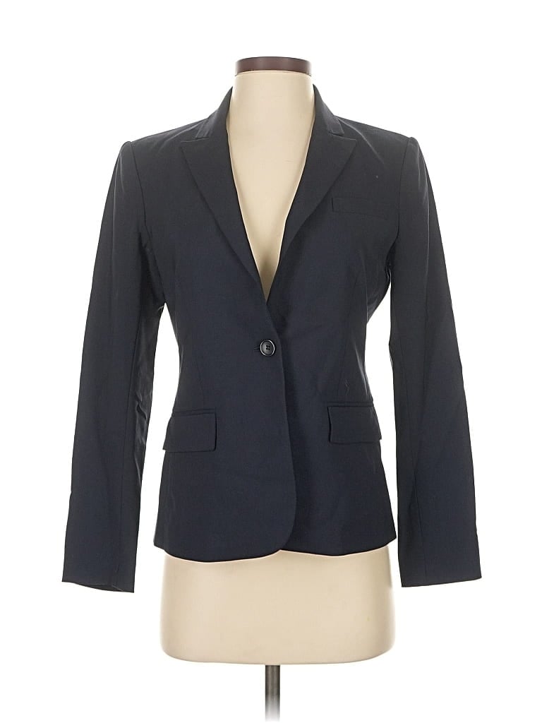 Pre-owned Theory Wool Blazer Jacket In Gray