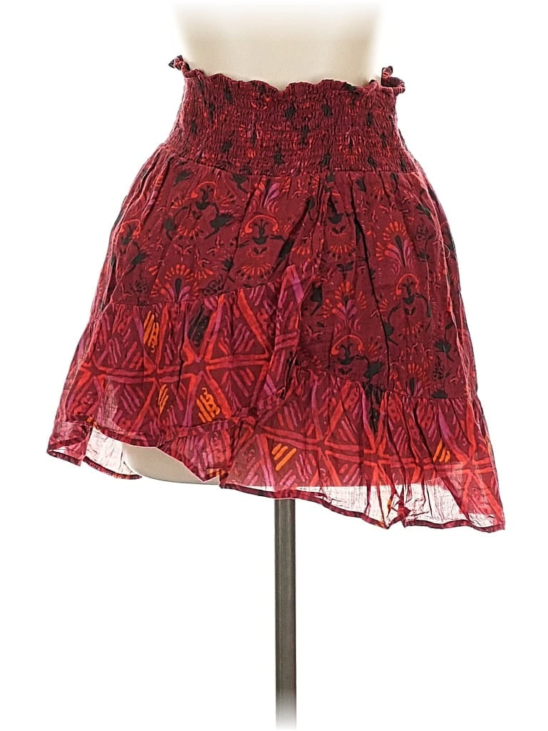 Pre-owned Free People Formal Skirt In Red