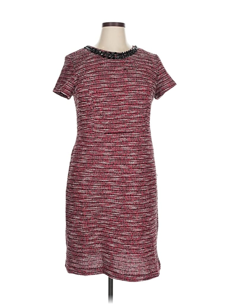 Pre-owned Karl Lagerfeld Casual Dress In Burgundy