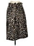 J.Crew Animal Print Brown Casual Skirt Size 4 - photo 1