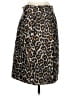 J.Crew Animal Print Brown Casual Skirt Size 4 - photo 2