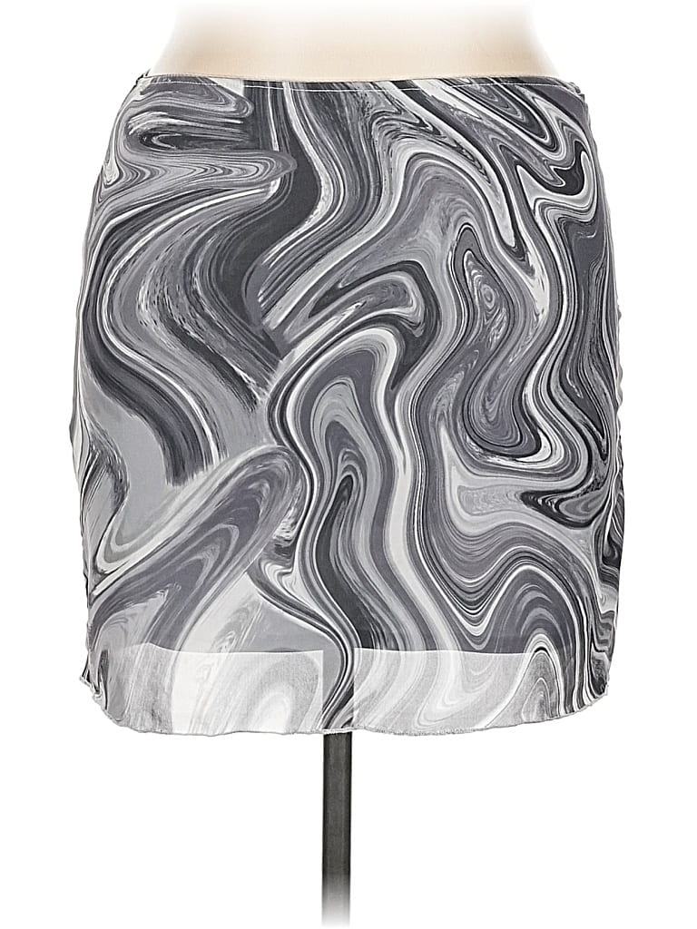 Pre-owned Full Tilt Casual Skirt In Silver