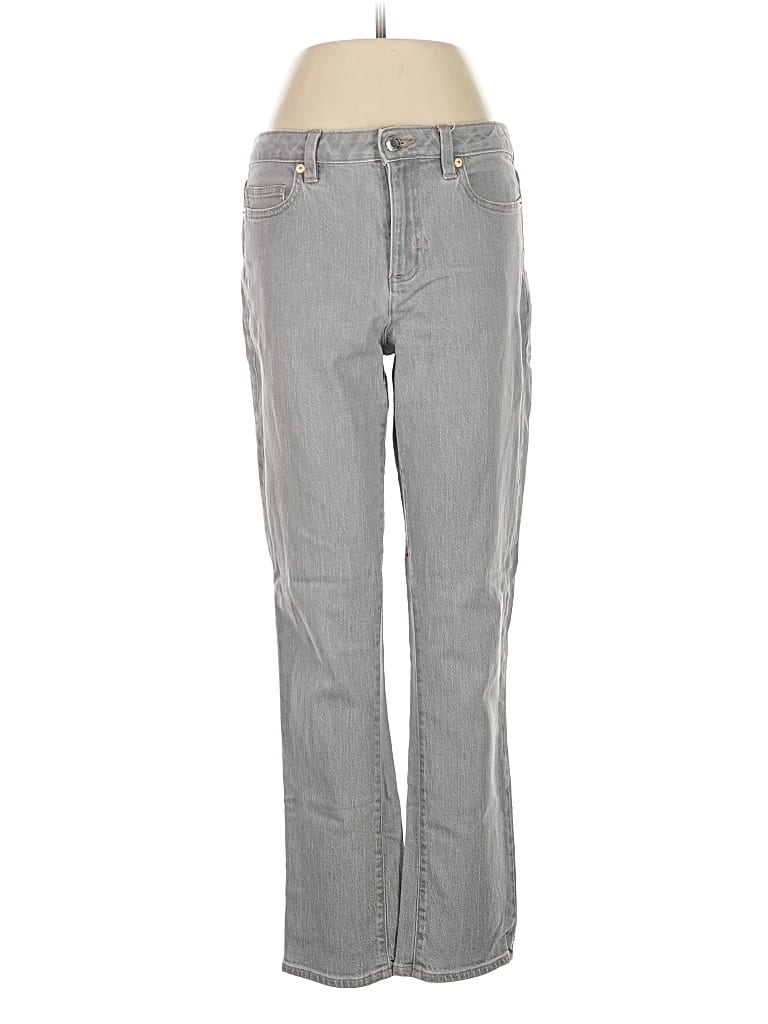 Pre-owned Lands' End Jeans In Gray