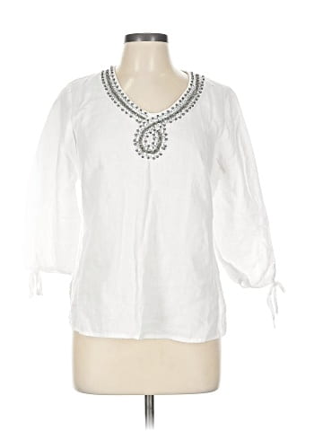 JM Collection 3/4 Sleeve Blouse (view 1)