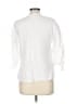 JM Collection 100% Linen White 3/4 Sleeve Blouse Size 10 (petite) - photo 2