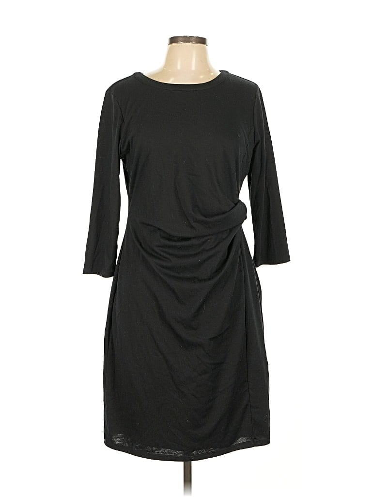Pre-owned Ann Taylor Casual Dress In Black