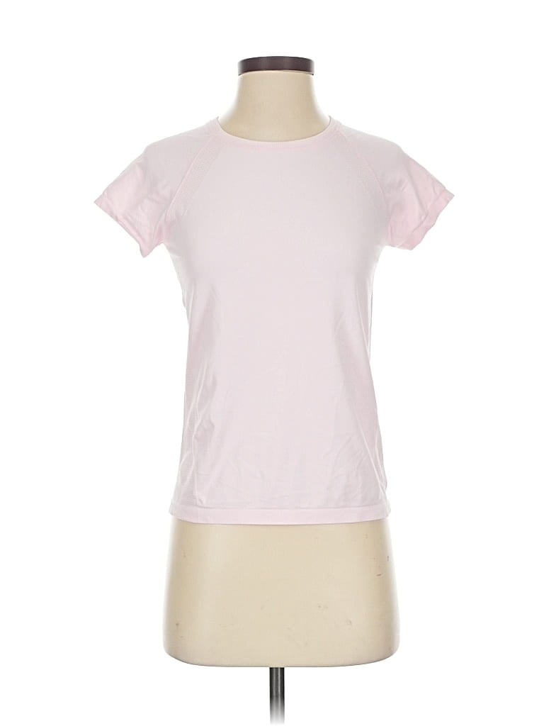 Pre-owned Unbranded Short Sleeve T-shirt In Pink