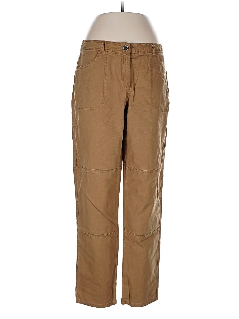 Pre-owned Jjill Khaki Pant In Brown
