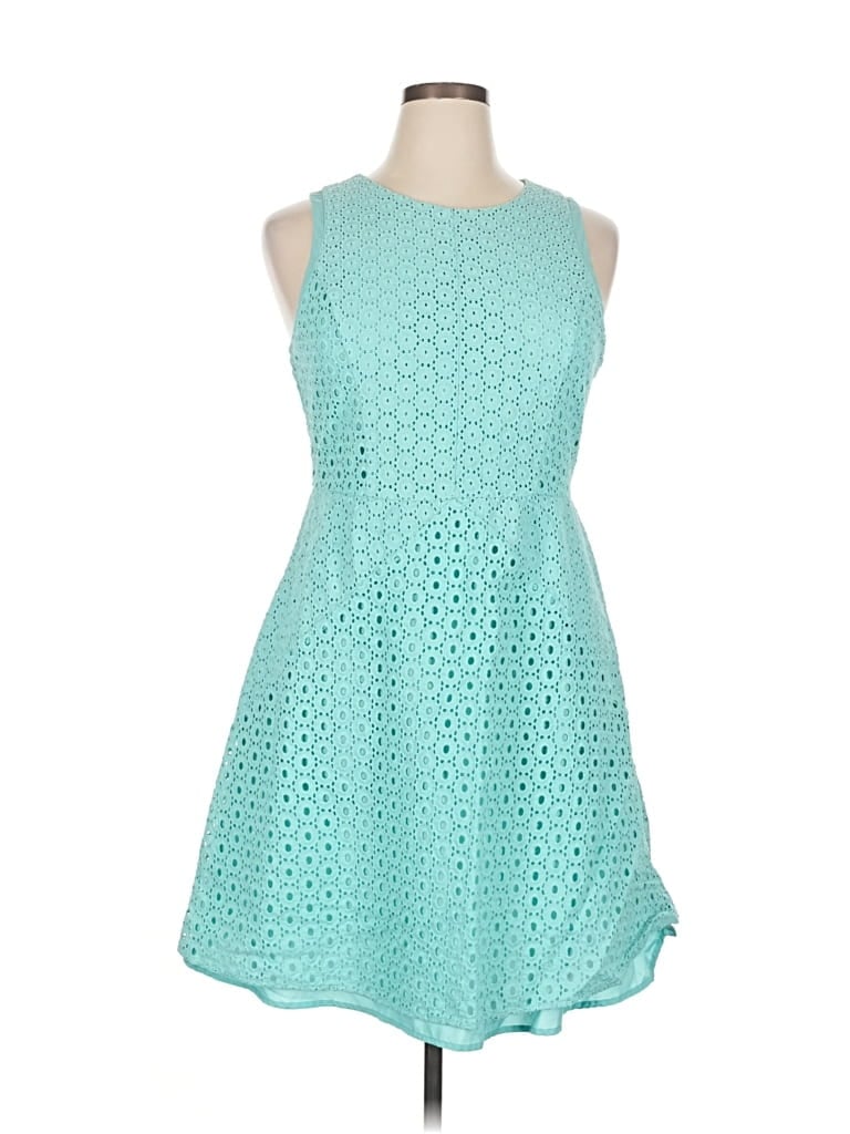 Pre-owned Nicole By Nicole Miller Casual Dress In Blue