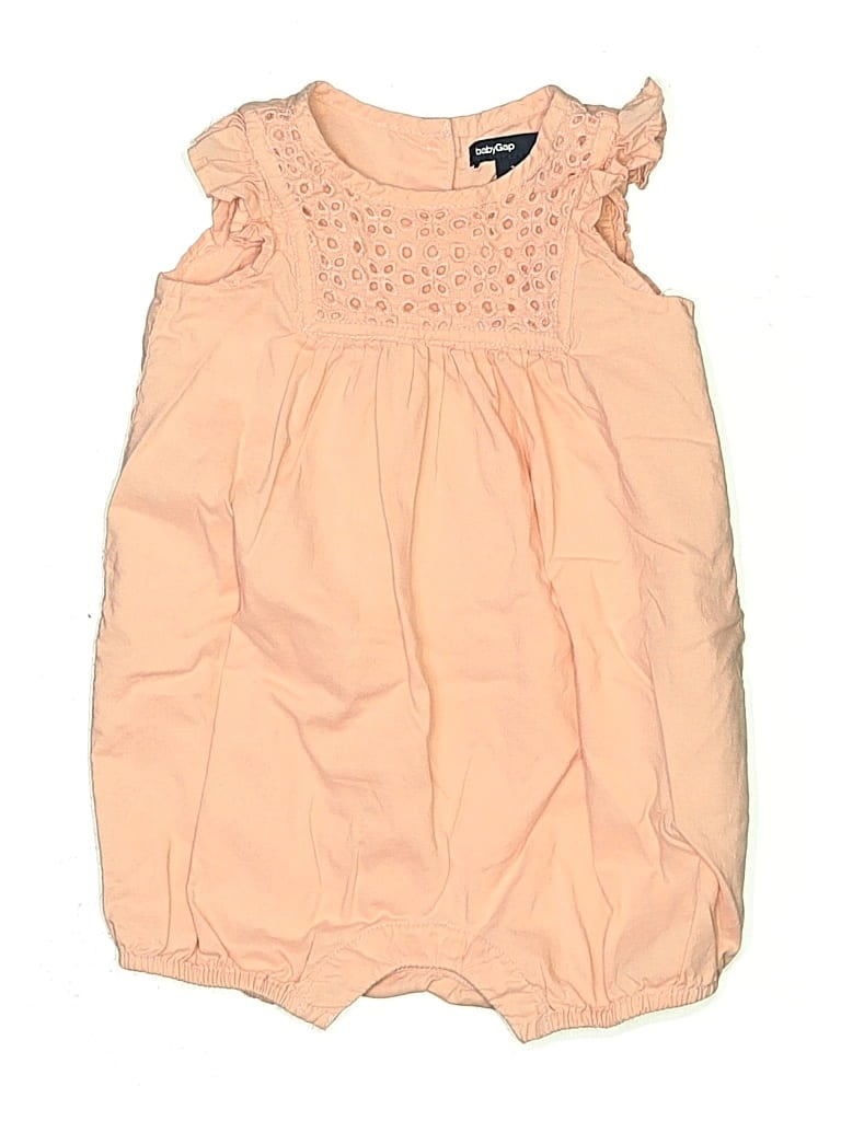 Pre-owned Baby Gap Babies' Short Sleeve Onesie In Brown
