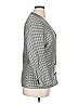 Nordstrom Houndstooth Silver Black Blazer Size XL Missing size tag. - photo 4