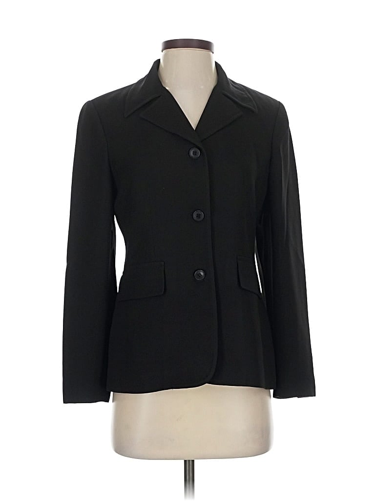 Pre-owned Ann Taylor Loft Blazer Jacket In Black