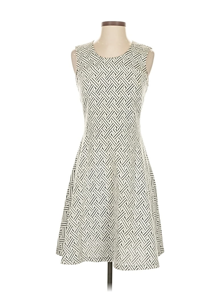 Pre-owned Merona Cocktail Dress In White