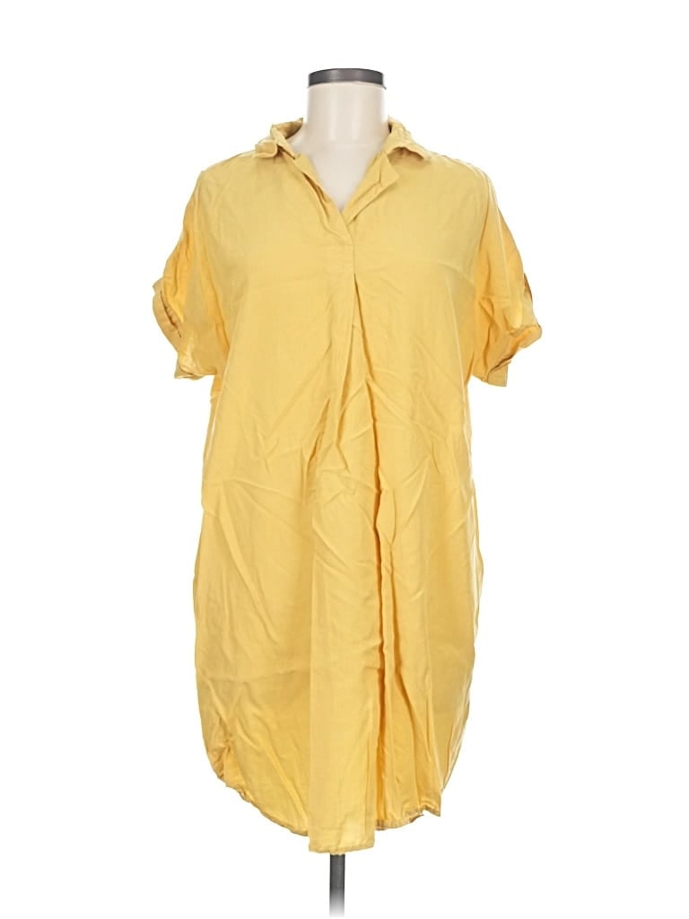 Click to view more detailed imagery on our partner's website Pre-owned Thread & Supply Casual Dress In Yellow