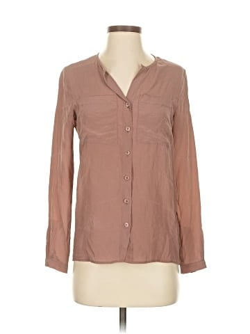 Silence and Noise Long Sleeve Blouse (view 1)