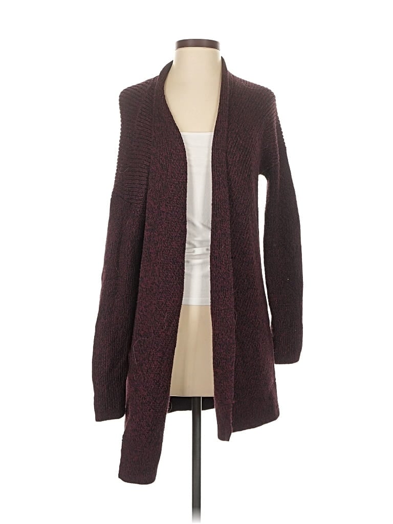 Click to view more detailed imagery on our partner's website Pre-owned Athleta Cardigan Sweater In Burgundy