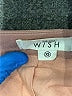 Wish 100% Polyester Tan Faux Leather Skirt Size XS - photo 4