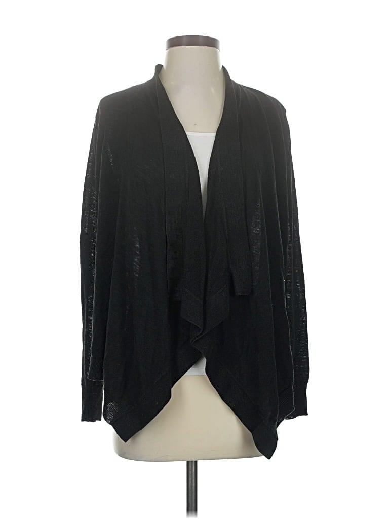 Pre-owned Theory Cardigan Sweater In Black