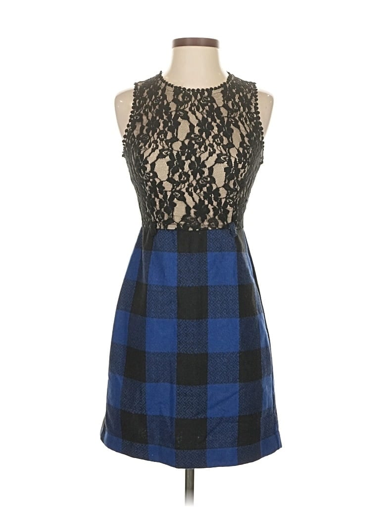 Pre-owned Monteau Cocktail Dress In Blue