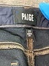 Paige Chevron-herringbone Blue Jeans Size 27 waist - photo 6