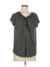 Chaps 100% Viscose Gray Short Sleeve Blouse Size M - photo 1