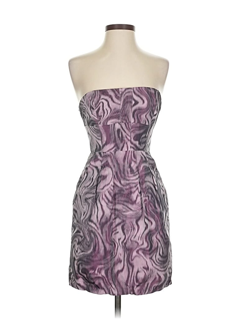 Pre-owned Bcbgmaxazria Cocktail Dress In Purple