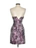 BCBGMAXAZRIA 100% Polyester Graphic Purple Cocktail Dress Size 0 - photo 2