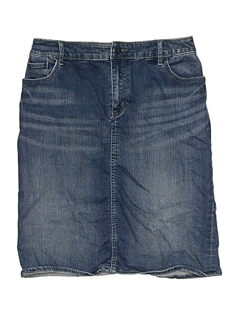 Pre-owned Pilcro And The Letterpress Denim Shorts In Blue