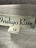 Indigo Rose Gray Long Sleeve Blouse Size 1X - photo 7
