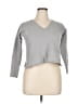 Incentive!cashmere 100% Cashmere Gray Cashmere Pullover Sweater Size XL - photo 1