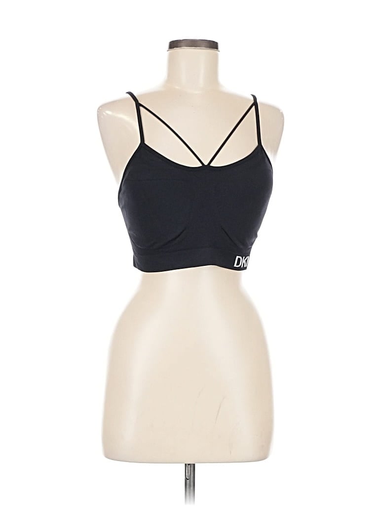 Pre-owned Dkny Sport Sports Bra In Black