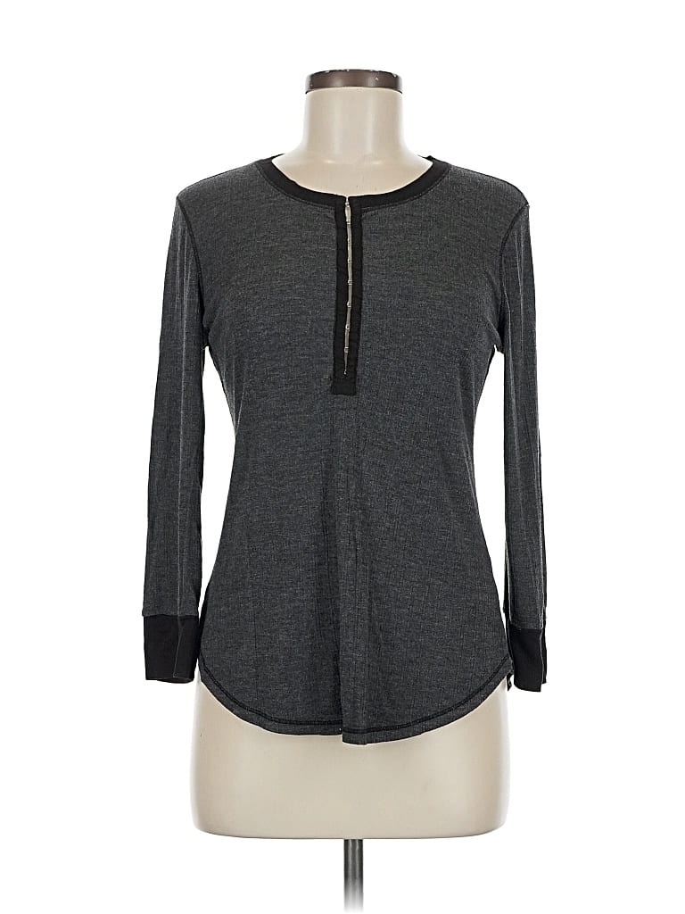 Click to view more detailed imagery on our partner's website Pre-owned Splendid Long Sleeve T-shirt In Gray