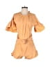 Genny Solid Orange Romper Size 0 - photo 1