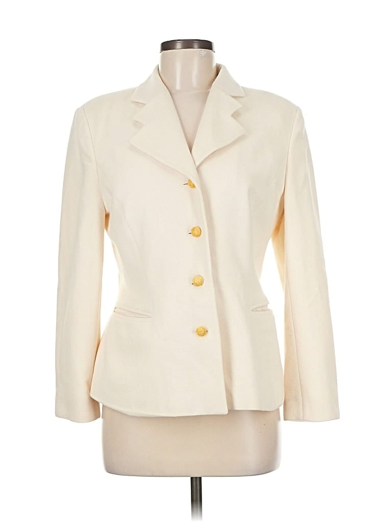 Pre-owned Escada By Margaretha Ley Blazer Jacket In White