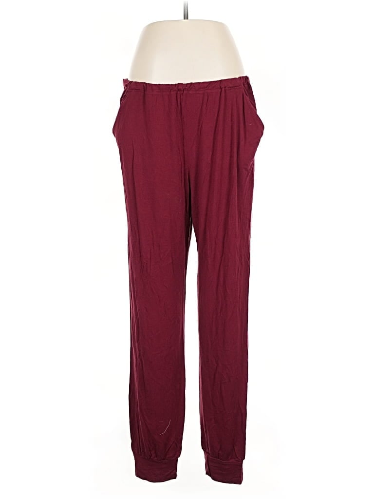 Pre-owned Hotouch Casual Pants In Burgundy