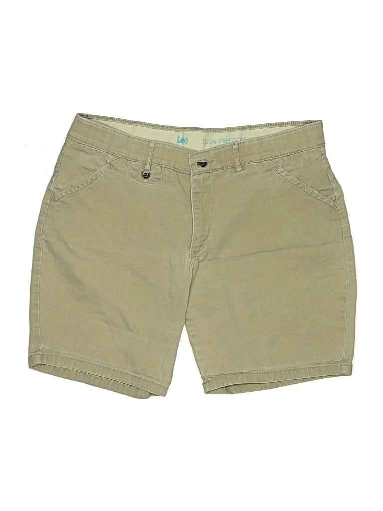 Pre-owned Lee Khaki Shorts In Green