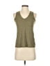 Max Studio Green Sleeveless T-Shirt Size XS - photo 1