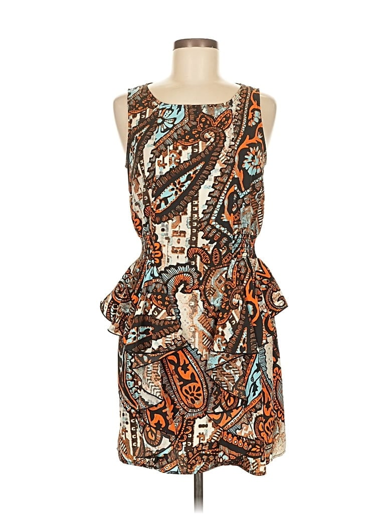 Click to view more detailed imagery on our partner's website Pre-owned Glam Cocktail Dress In Brown