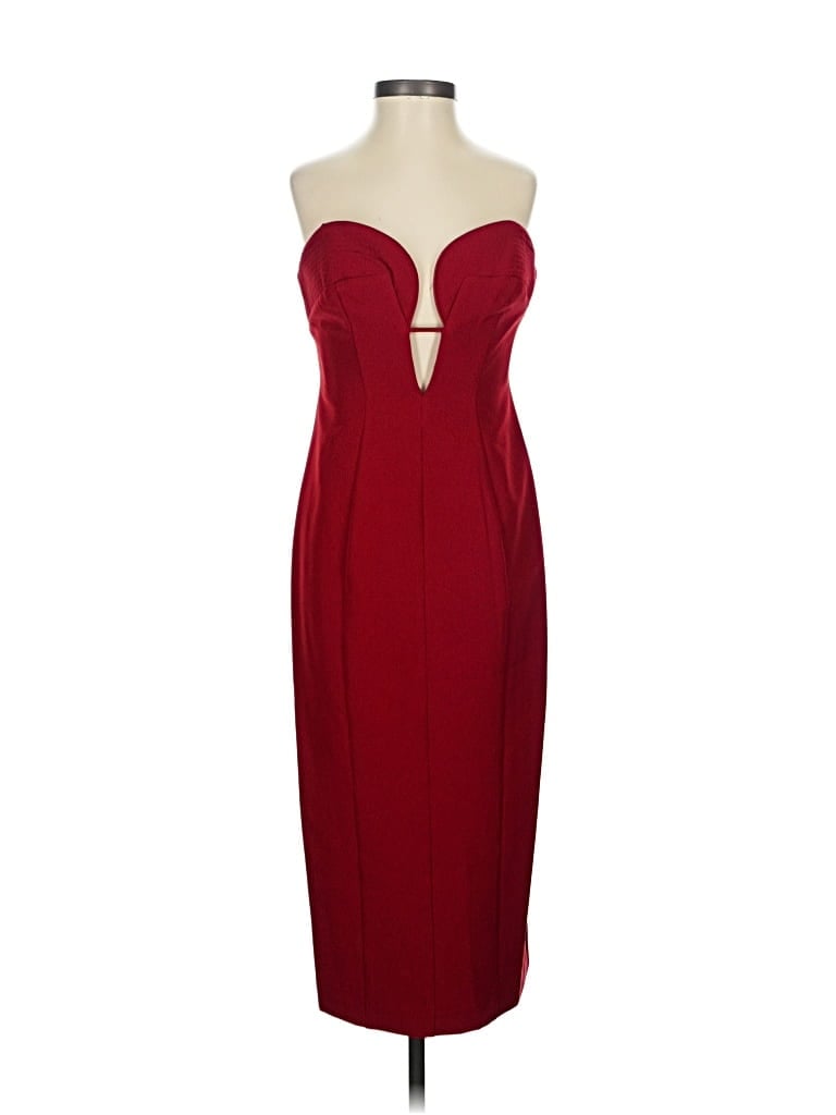 Click to view more detailed imagery on our partner's website Pre-owned Liv Foster Cocktail Dress In Burgundy