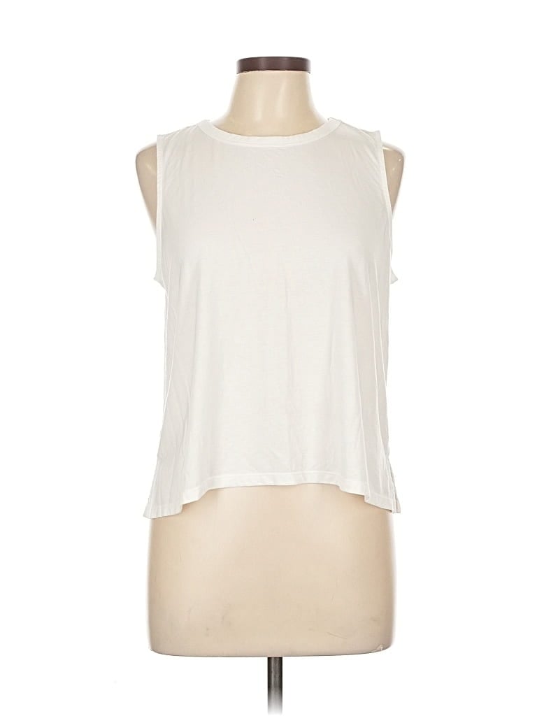 Pre-owned Active By Old Navy Sleeveless T-shirt In White