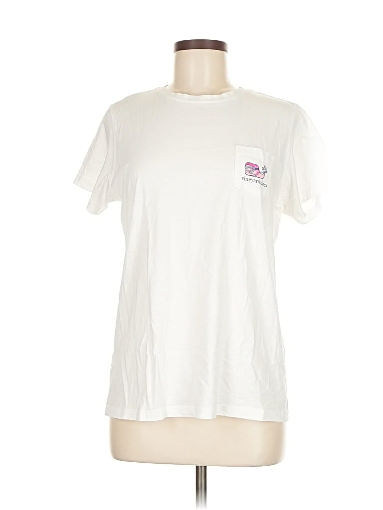 Click to view more detailed imagery on our partner's website Pre-owned Vineyard Vines Short Sleeve T-shirt In White