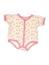 Small Steps 100% Cotton Floral Ivory Short Sleeve Onesie Size 3-6 mo - photo 1