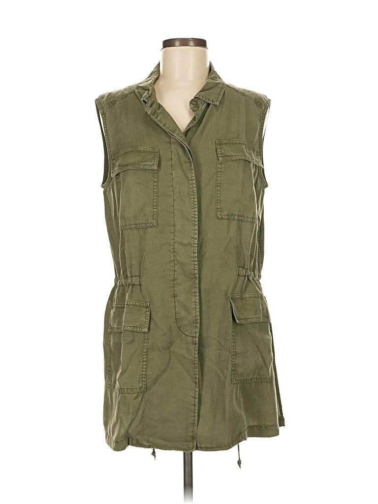 Pre-owned Buffalo By David Bitton Vest In Green