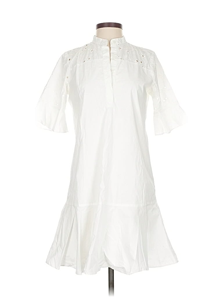 Click to view more detailed imagery on our partner's website Pre-owned Ann Taylor Casual Dress In White