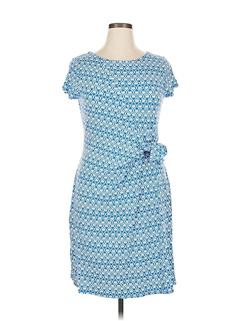 Pre-owned Talbots Outlet Casual Dress In Blue