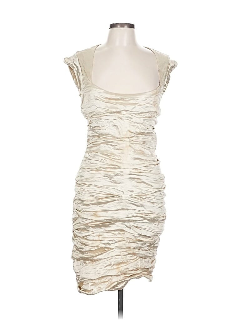 Click to view more detailed imagery on our partner's website Pre-owned Nicole Miller Cocktail Dress In White