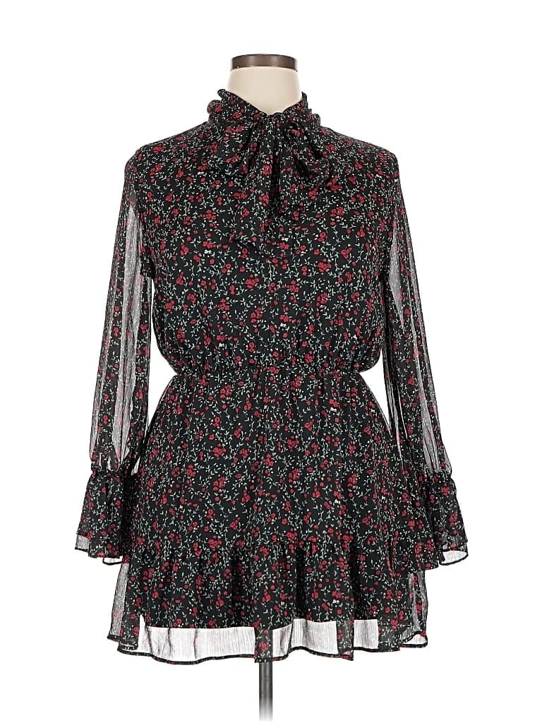 Pre-owned Zara Basic Long Sleeve Blouse In Black