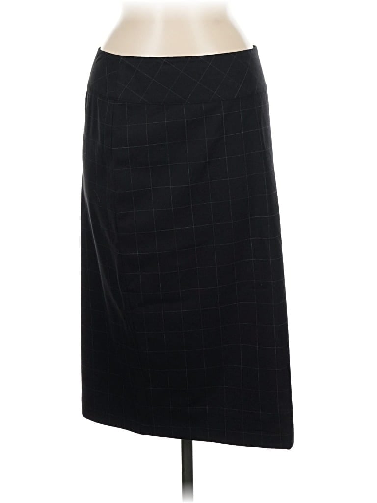 Pre-owned Façonnable Wool Skirt In Black