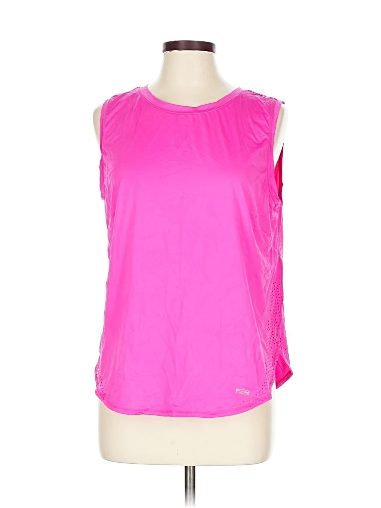 Pre-owned Assorted Brands Sleeveless T-shirt In Pink