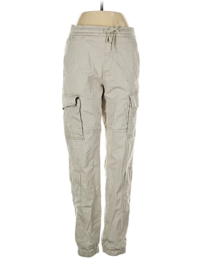 Pre-owned Hollister Cargo Pants In Gray